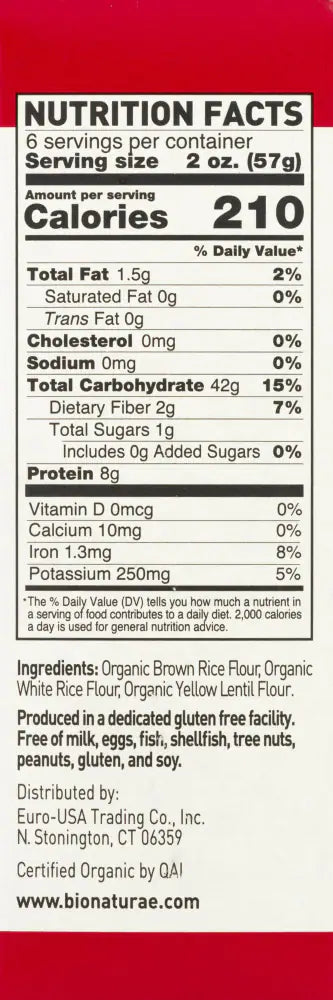 Rice and Lentil Penne Rigate