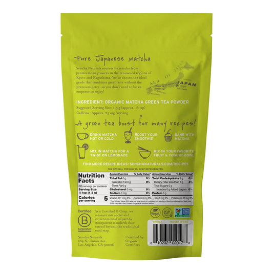 Organic Matcha Green Tea Powder, 12 oz