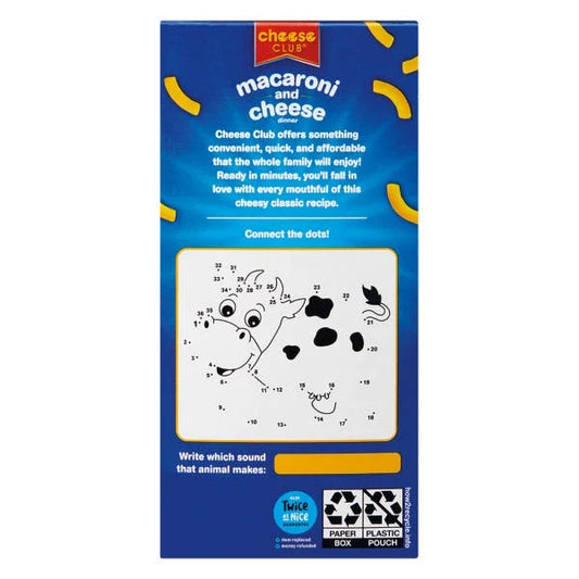 Cheese Club's Macaroni And Cheese Dinner 7.25 oz