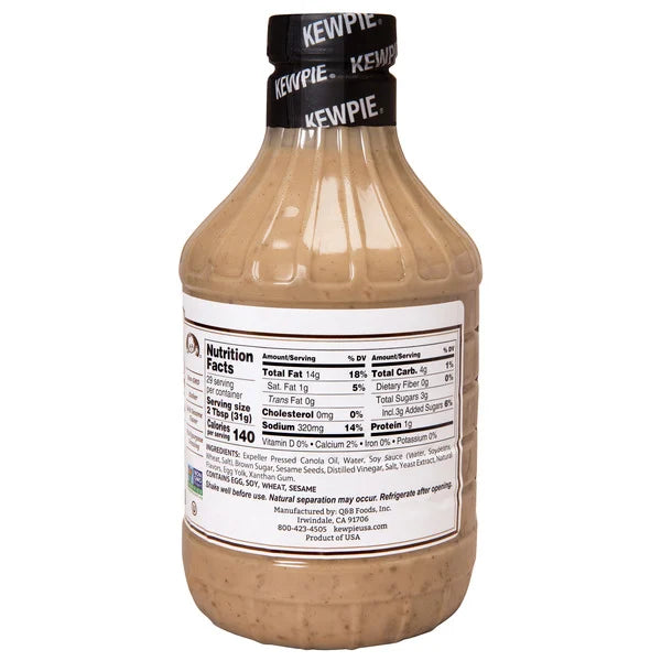 Kewpie Deep Roasted Sesame Dressing & Marinade, 30 oz