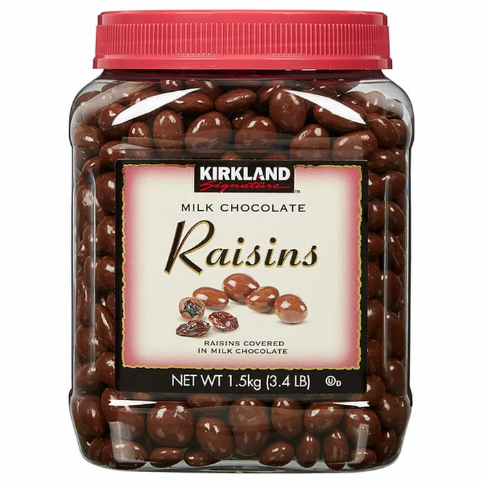 Kirkland Signature Raisins, Milk Chocolate, 3.4 lbs