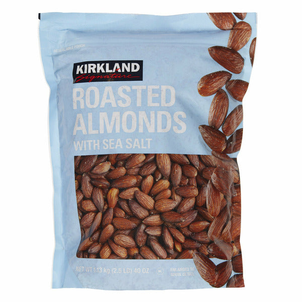 Kirkland Signature Roasted Almonds, Sea Salt, 2.5 lbs