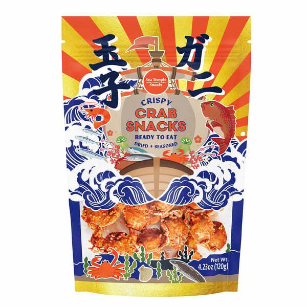 Sea Temple Snacks Crispy Crab, 4.23 oz