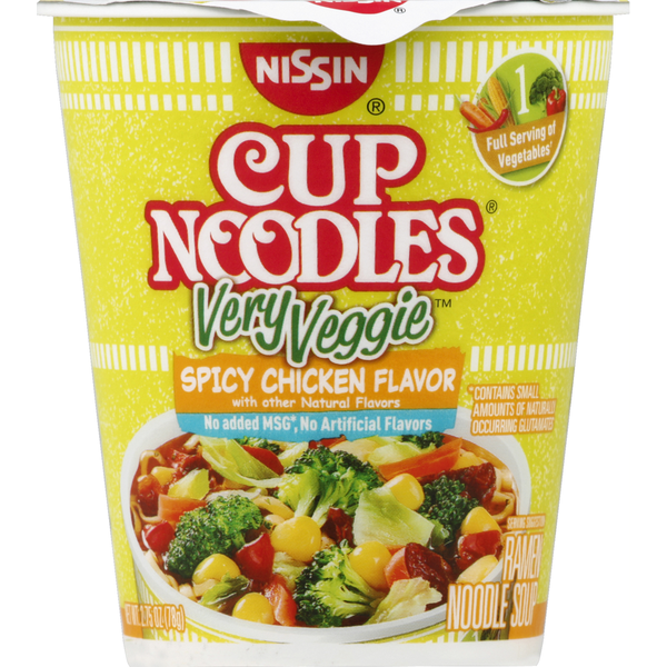 Nissin Ramen Noodle Soup, Spicy Chicken Flavor