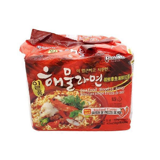 Paldo Seafood Flavor Noodle Soup