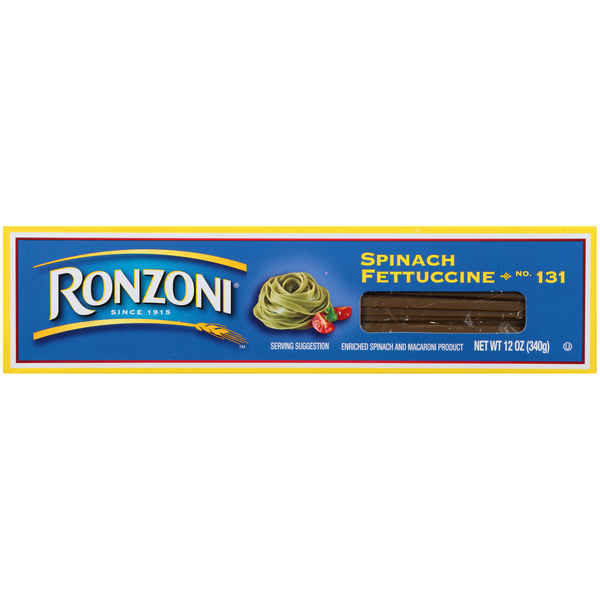 Ronzoni Spinach Fettuccine