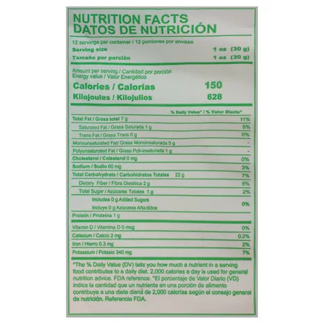 Lulu Plantain Strips, Lightly Salted, 16 oz