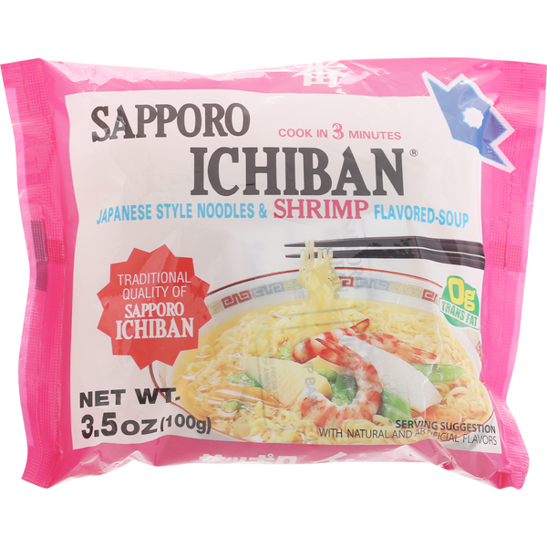 Sapporo Japanese Style Noodles & Shrimp Flavored-Soup