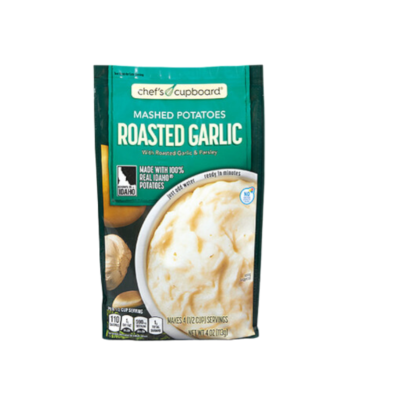 Chef's Cupboard Homestyle Roasted Garlic Mashed Potatoes 4 oz
