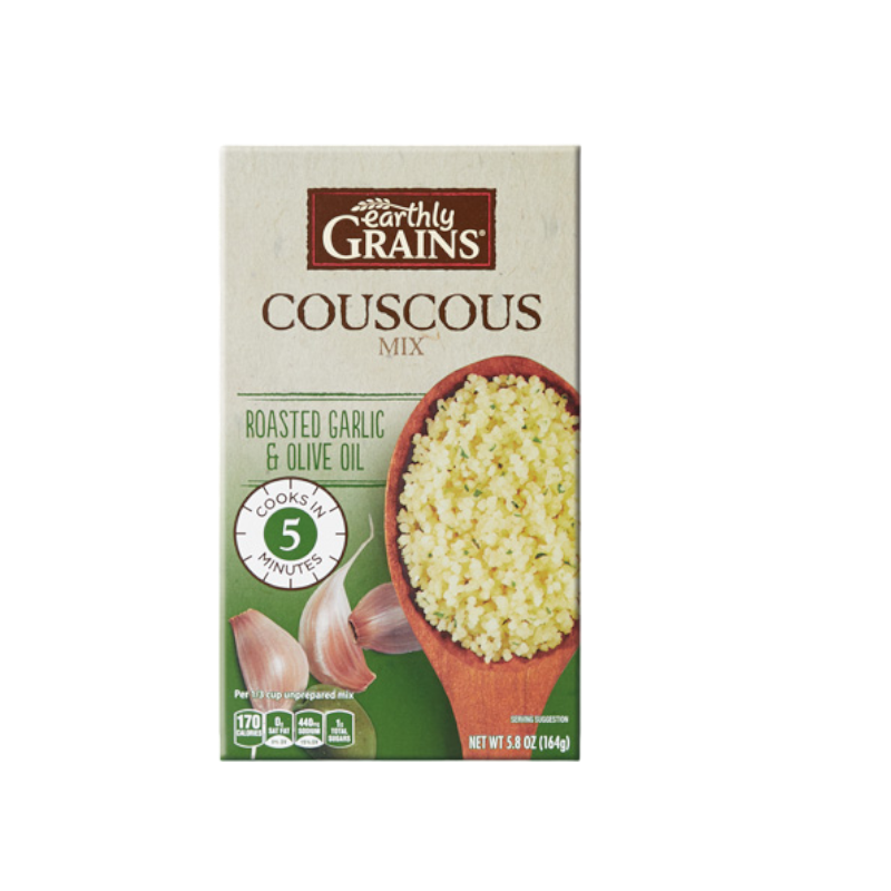 Earthly Grains Roasted Garlic Couscous 5.8 oz