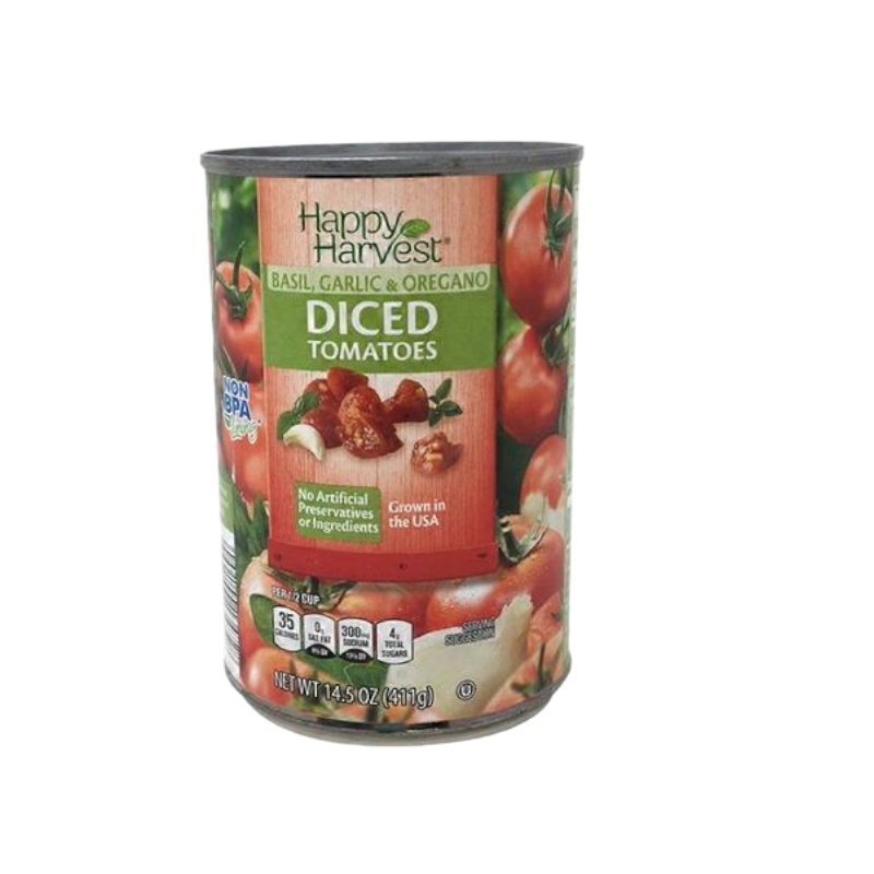 Happy Harvest Diced Tomatoes with Basil, Garlic and Oregano 14.5 oz