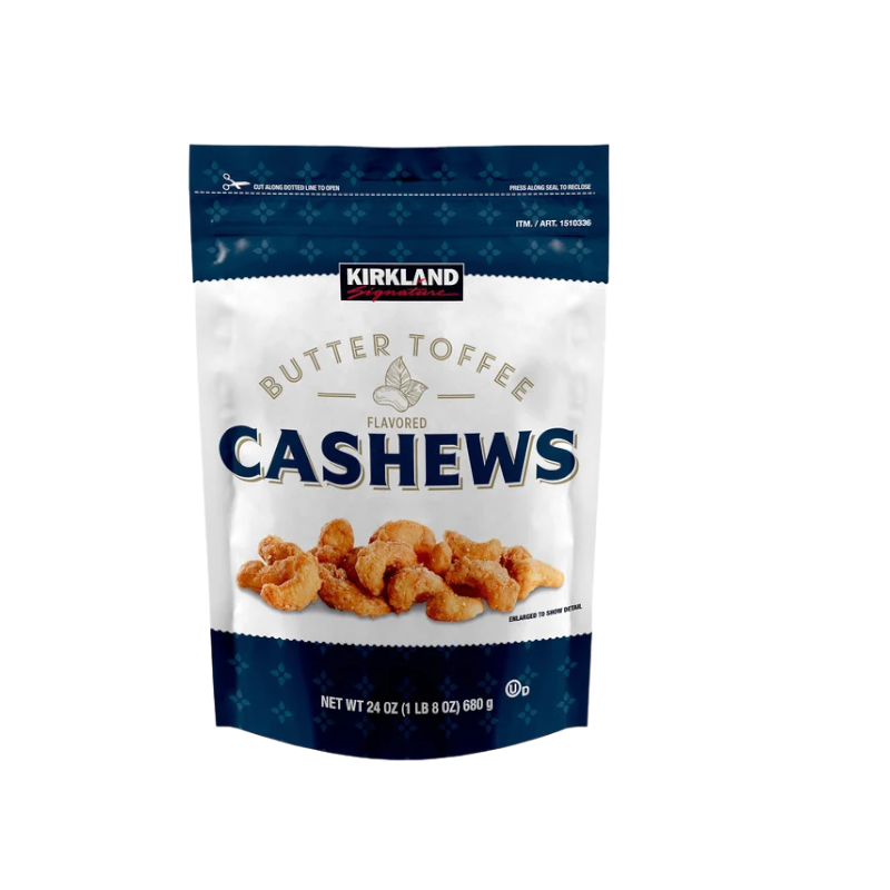 Kirkland Signature Butter Toffee Cashews, 24 oz
