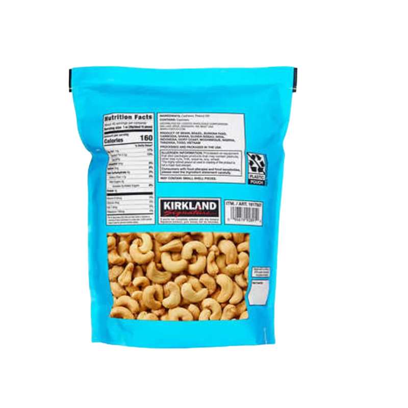 Kirkland Signature Fancy Whole Cashews, Unsalted, 40 oz