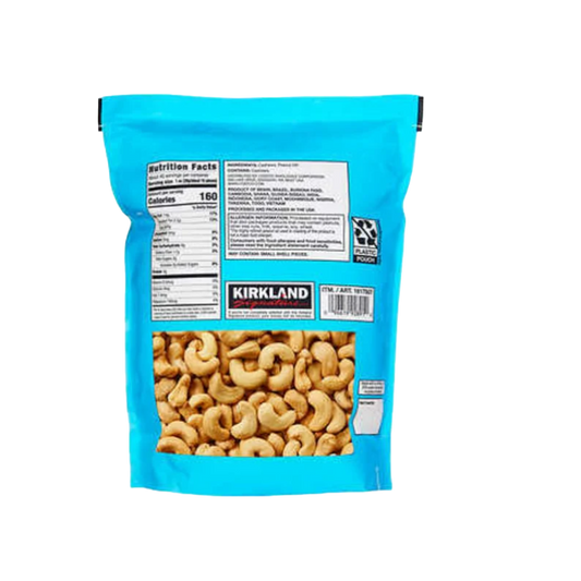 Kirkland Signature Fancy Whole Cashews, Unsalted, 40 oz