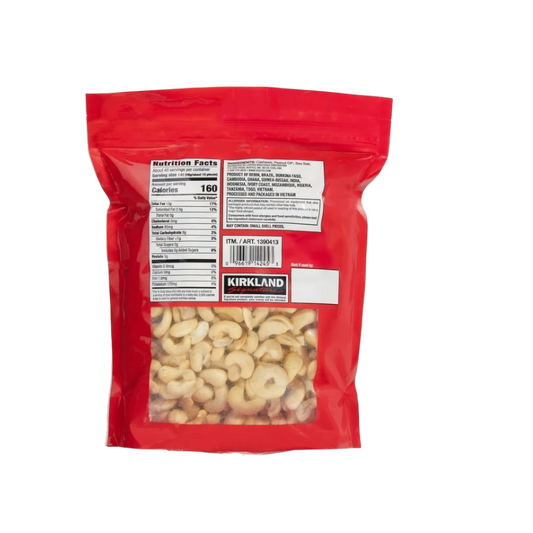 Kirkland Signature Fancy Whole Cashews with Sea Salt, 2.5 lbs