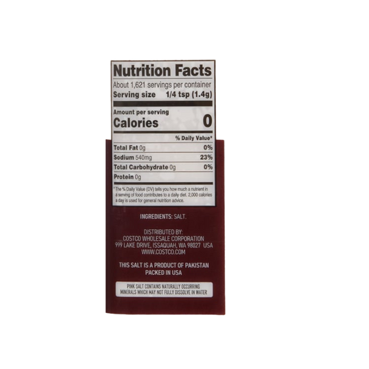 Kirkland Signature Fine Grain Pink Salt, 5 lbs