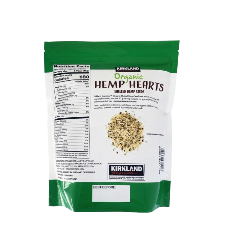Kirkland Signature Organic Hemp Hearts, 32 oz