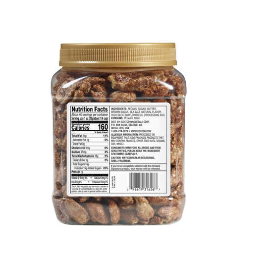 Kirkland Signature Praline Pecans, 40 oz
