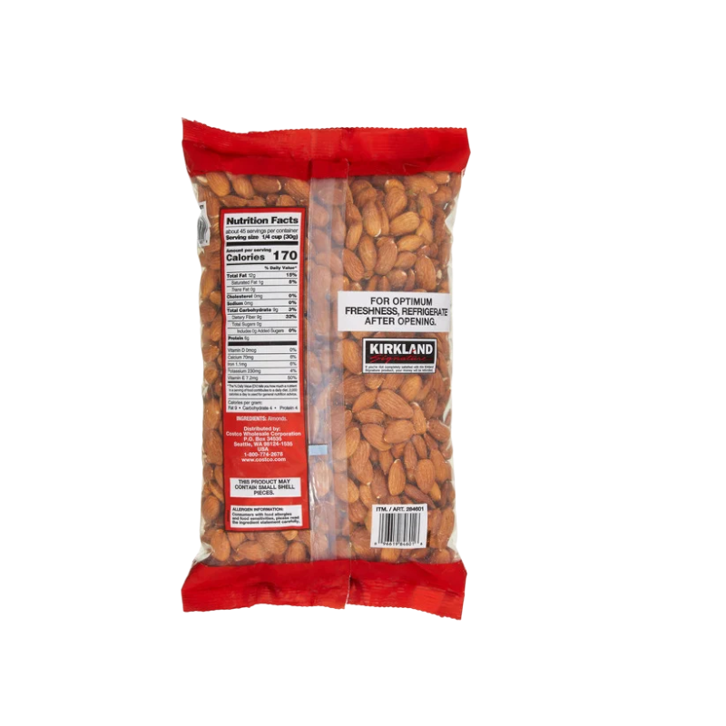 Kirkland Signature Whole Almonds, 3 lbs
