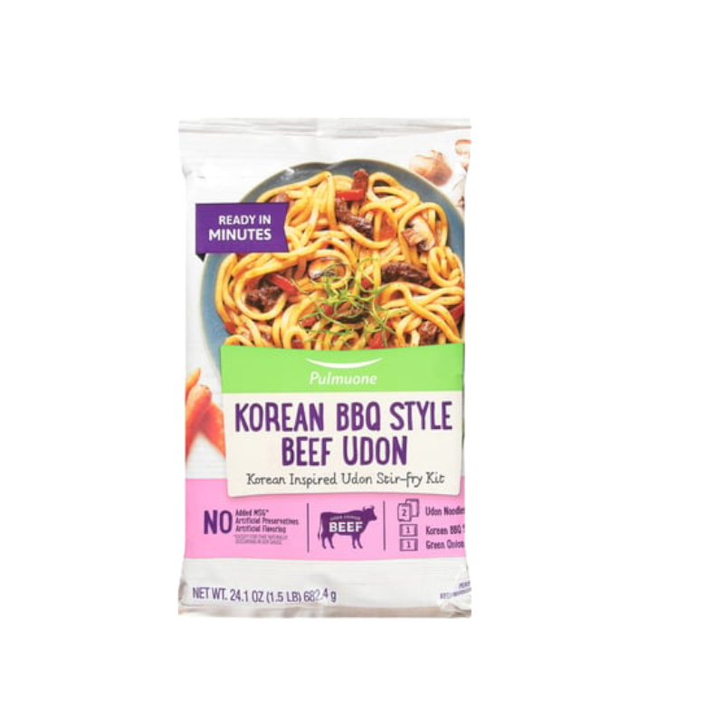 Pulmuone Beef Udon, Korean BBQ Style 24.1 oz