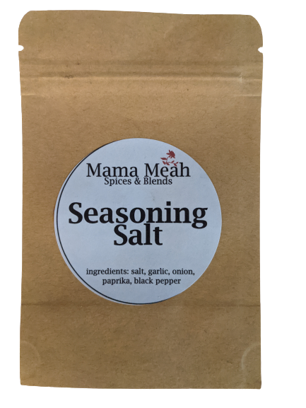 A brown envelope containing a blend of seasoning