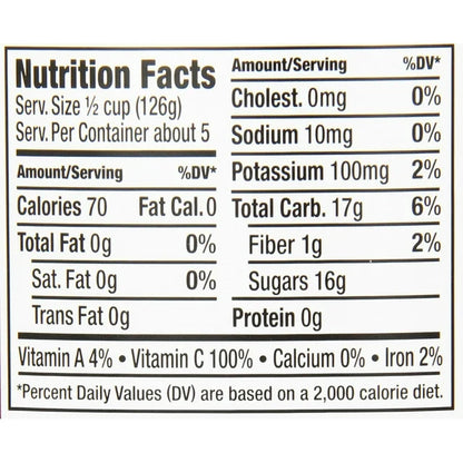 Kirkland Signature Sliced Peaches, 4 x 24 oz