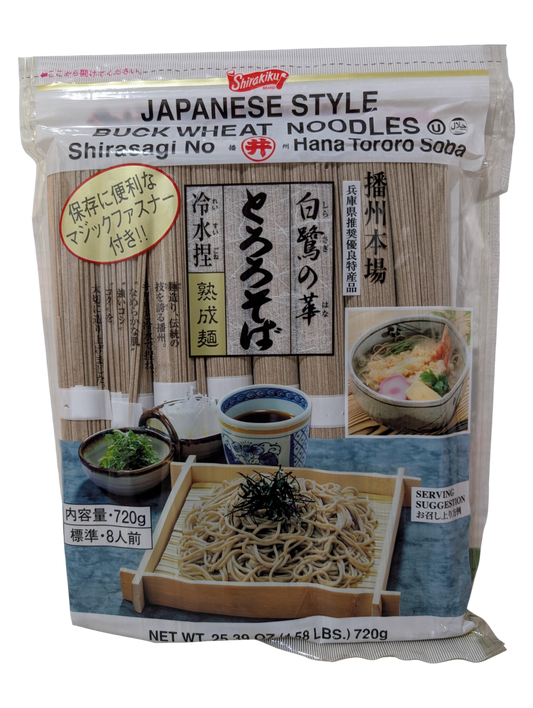 Japanese style buckwheat noodles Shirakiku