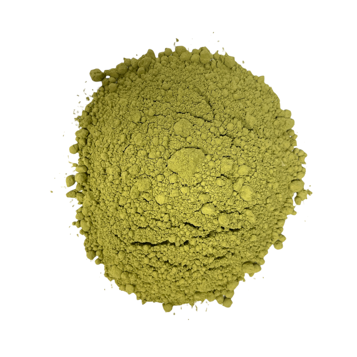Japanese matcha green tea powder in a fine, vibrant green texture, perfect for tea ceremonies.