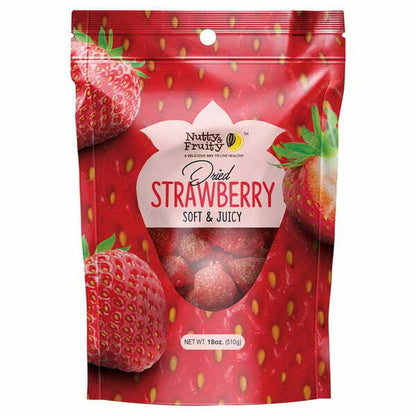 Nutty & Fruity Dried Strawberry, 18 oz