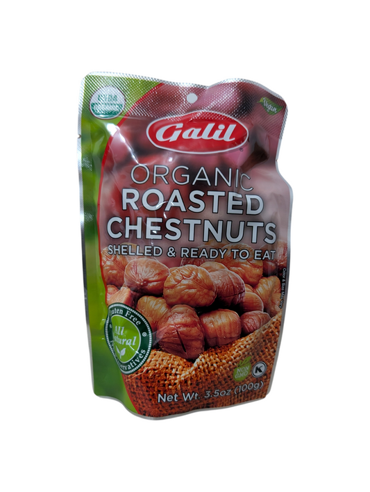 Galil Organic Roasted Chestnuts, 3.5 oz