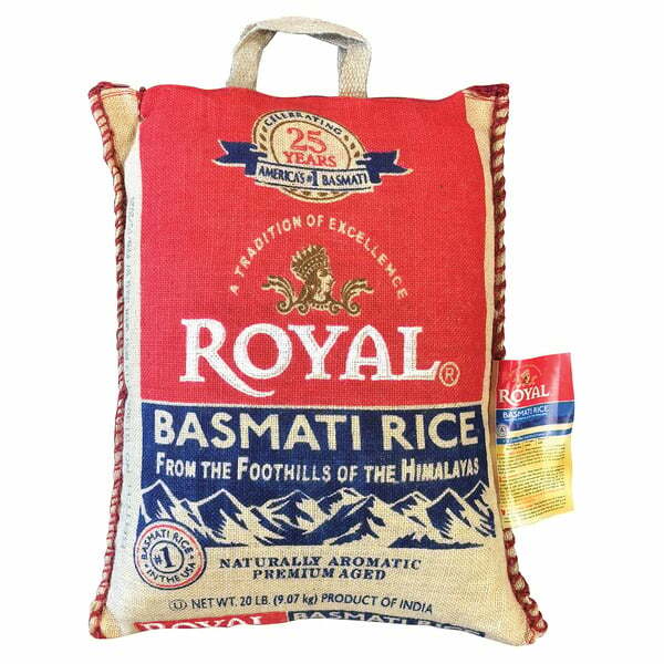 Royal, Basmati Rice, 20 lbs