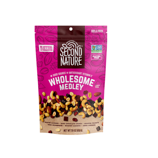 Second Nature Wholesome Medley Trail Mix, 30 oz