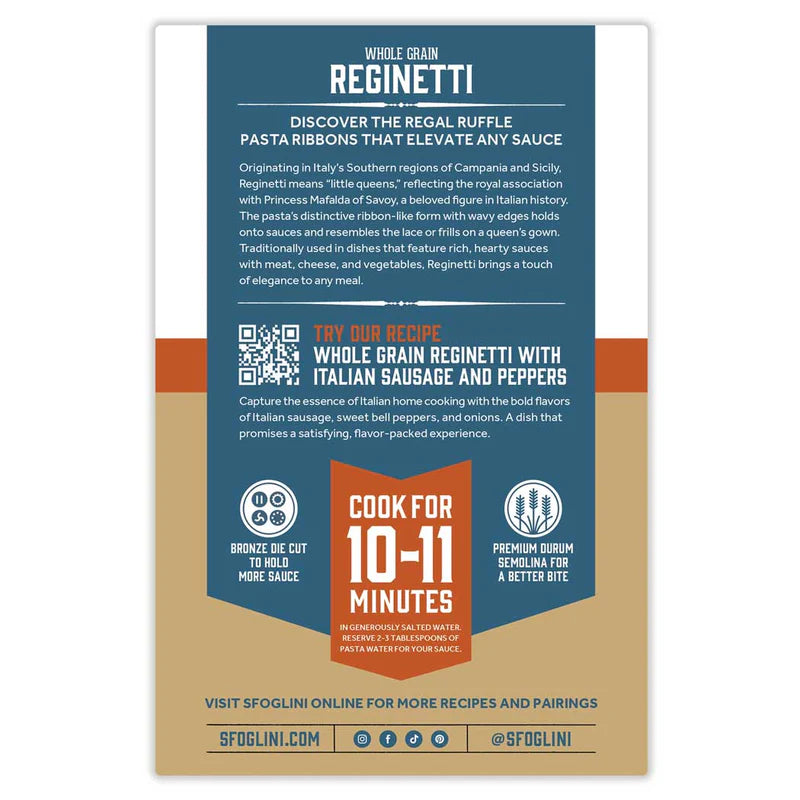Whole Grain Reginetti
