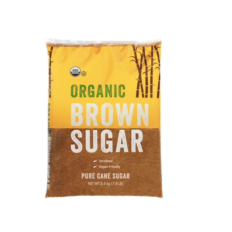 Organic Brown Sugar, 7.5 lbs