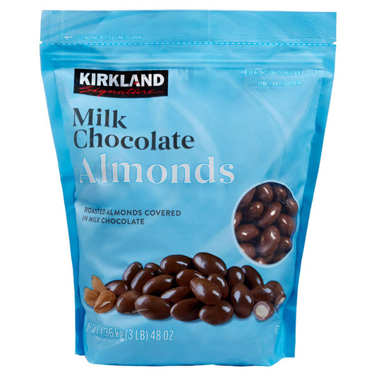 Kirkland Signature Milk Chocolate Covered Almonds, 48 oz