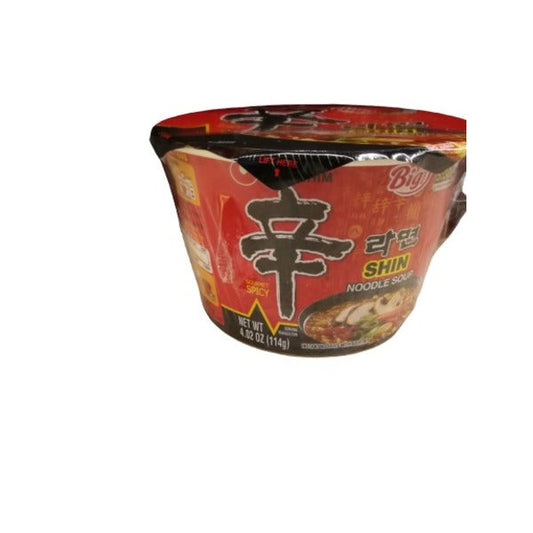 Nongshim Noodle Soup, Shin Big Bowl, Gourmet Spicy