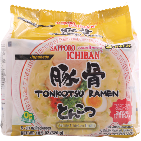 Sapporo Tonkotsu Ramen, Japanese, White Chicken Broth, Packx