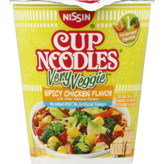 Nissin Ramen Noodle Soup, Spicy Chicken Flavor