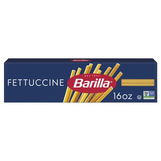 Barilla Fettuccine - Non-GMO Pasta Made with Durum Wheat Semolina & Kosher Certifiedlb