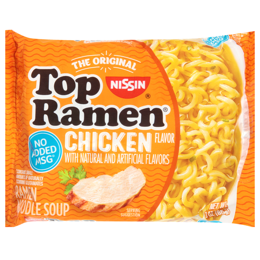 Nissin Top Ramen Chicken Flavor Noodle Soup