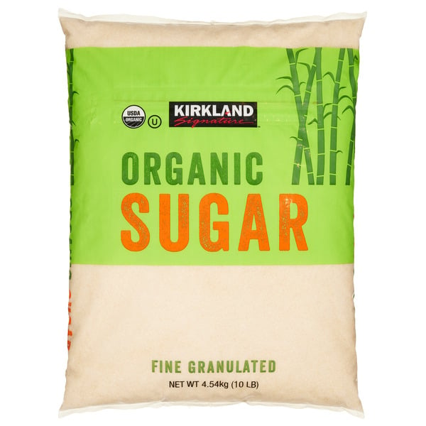 Kirkland Signature Organic Fine Granulated Sugar, 10 lbs