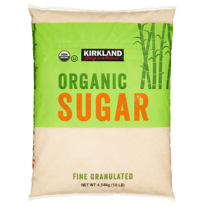 Kirkland Signature Organic Fine Granulated Sugar, 10 lbs