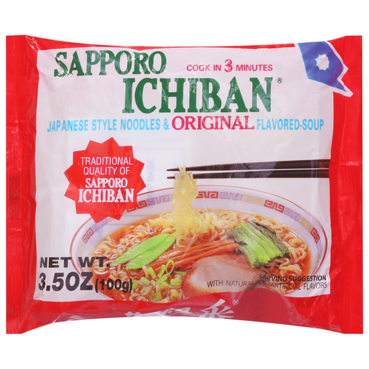 Sapporo Noodles & Soup, Japanese Style, Original Flavored