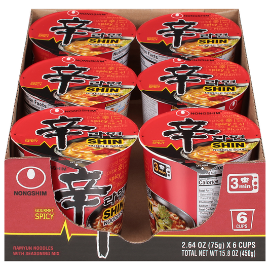Nongshim Noodle Soup, Gourmet Spicy, Shinx
