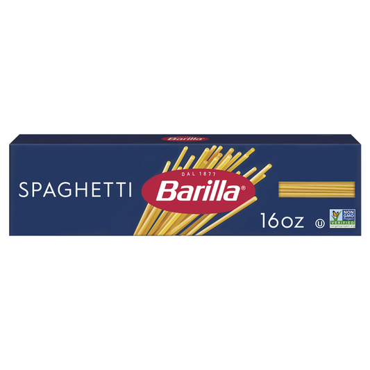 Barilla Spaghetti - Non-GMO Pasta Made with Durum Wheat Semolina & Kosher Certifiedlb