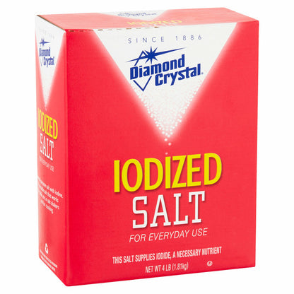 Diamond Crystal Iodized Salt, 4 lbs
