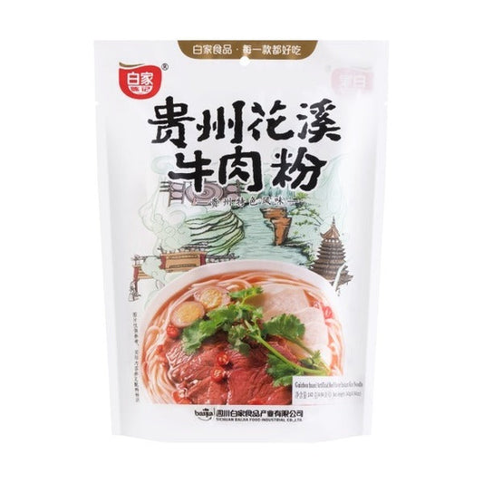 Bai Jia Artificial Beef Flavor Wet Mianyang Instant Vermicelli Rice Noodle