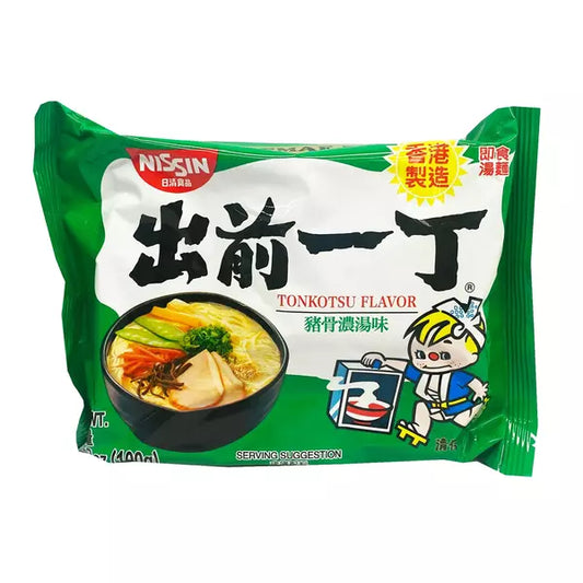 Nissin Tonkotsu Artificial Pork Flavor Instant Noodles