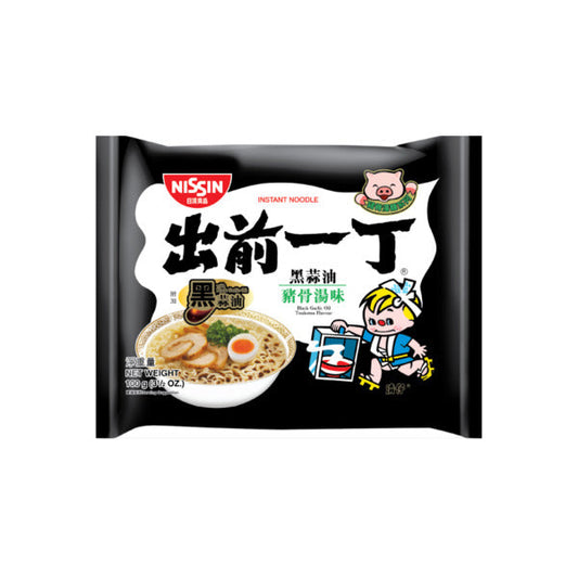 Nissin Black Garlic Tonkotsu Instant Noodles