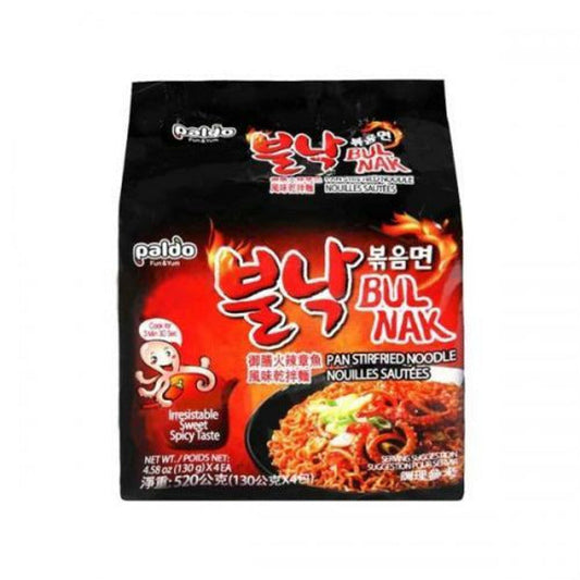 Paldo Bulnak Spicy Octopus Flavor Pan Stir-Fried Instant Noodlect